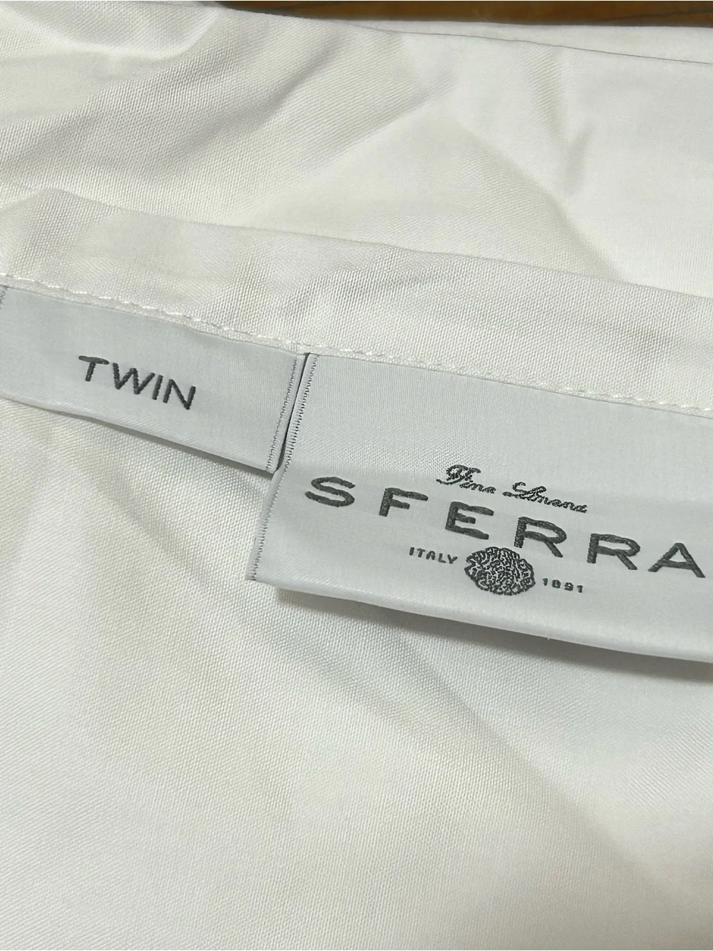 SFERRA Grande Hotel XL Twin Sheet Set White White